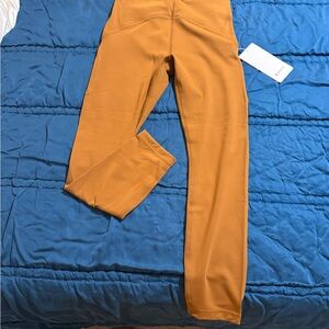 Women’s Copper Brown Lululemon Instill High Rise 25” Tights